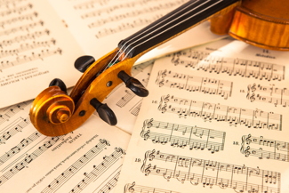 Sheet music photo